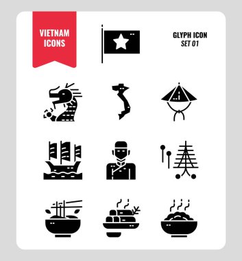 Vietnam simgesi seti 1.