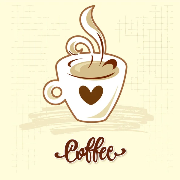 Café y Buenos días — Vector de stock