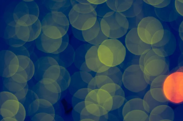Parlak ışıklar, arka plan. Dikkati dağılmış. Bokeh.