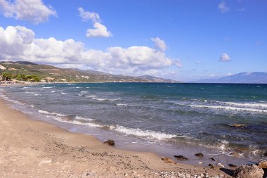 İnanılmaz bir deniz manzarası.