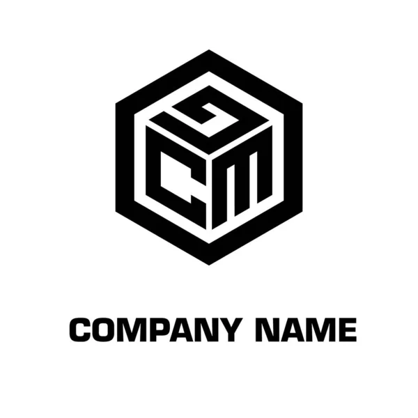 Logotipo Estilo Hexágono Inicial Para Uma Identidade Empresa Ilustrações De Stock Royalty-Free