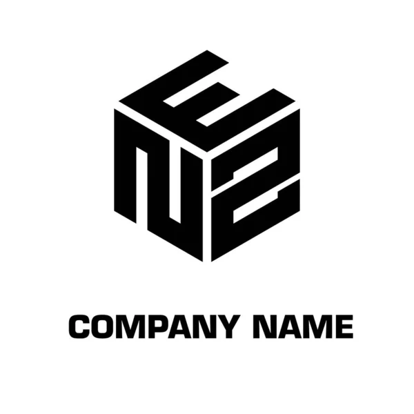 Logo Initial Hexagon Style Company Identity Royalty Free Stock Vectors