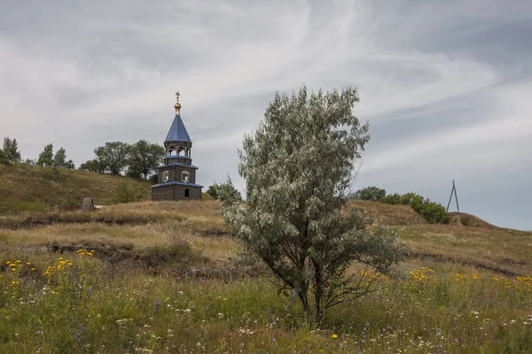 Iglesia Pie Una Colina — Foto de Stock