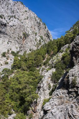 Goynuk Kanyonu 'nun güzel dağ manzarası