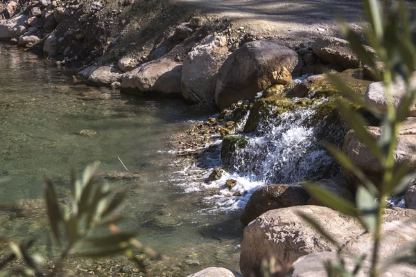 Small Waterfalls Mountain River — Stock Photo, Image