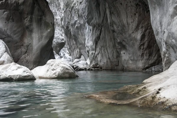 calm river among the rocks