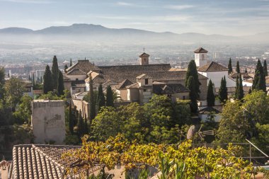 Dağdan Granada 'ya manzara