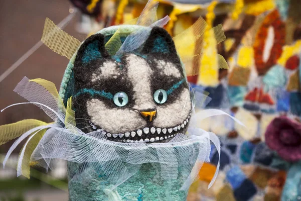 Sombrero Con Cabeza Gato Cheshire — Foto de Stock