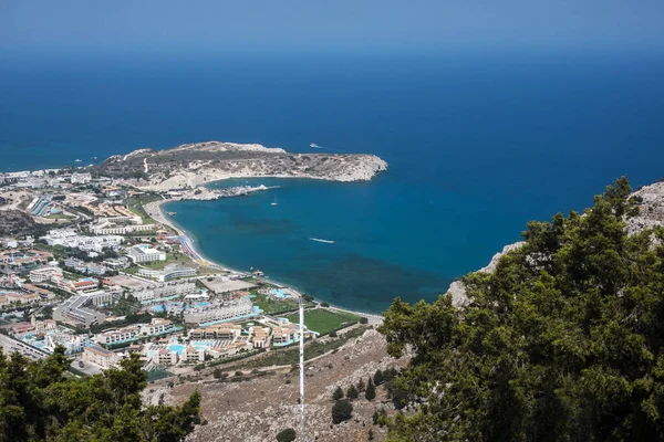 Hermosa Vista Ciudad Turística Costa Mediterránea — Foto de Stock