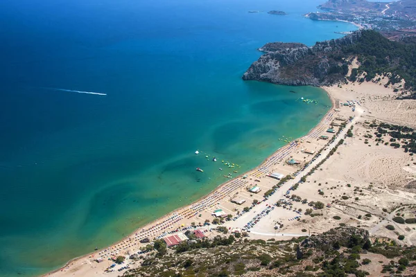 Όμορφη Θέα Της Πόλης Θέρετρο Στις Ακτές Της Μεσογείου — Φωτογραφία Αρχείου