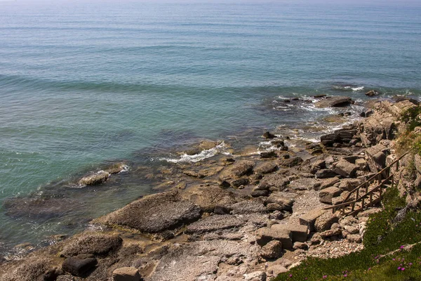 Stone Coast Beautiful Turquoise Mediterranean Sea — Stock Photo, Image