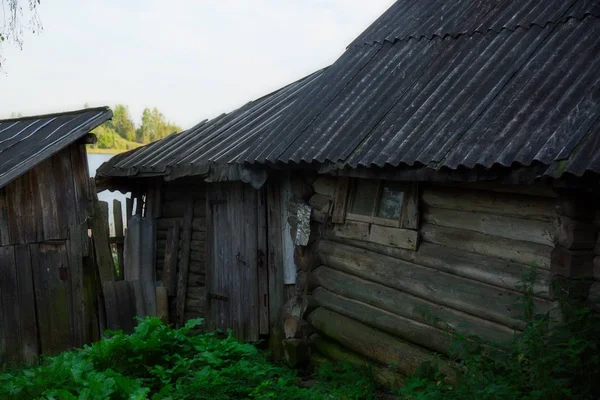 Casa Aldeia Rússia — Fotografia de Stock