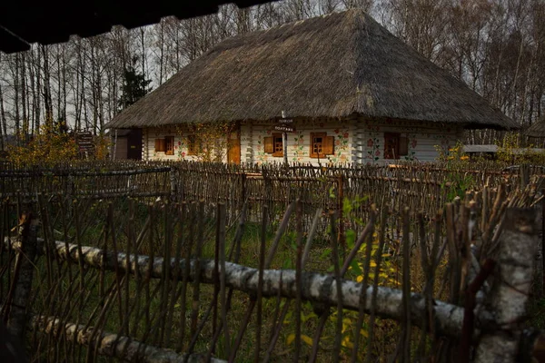 Αγροτικό Σπίτι Ένα Ουκρανικό Χωριό — Φωτογραφία Αρχείου