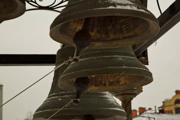 Glocken Des Glockenturms Der Orthodoxen Kirche — Stockfoto