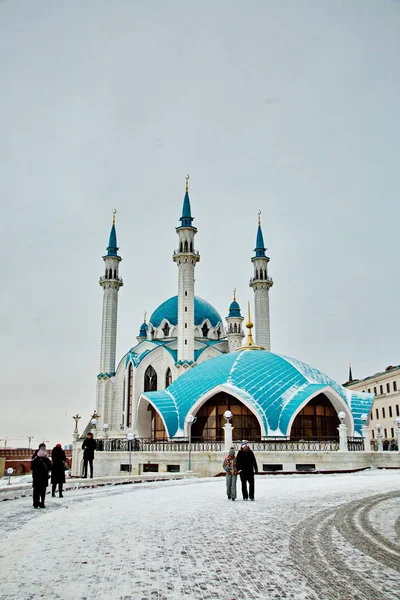 Principal Mesquita Catedral Kazan República Tartaristão Rússia — Fotografia de Stock