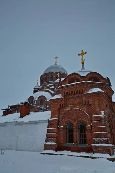 Igreja Ortodoxa Cidade Sviyazhsk — Fotografia de Stock