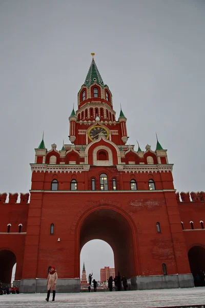 Копия Спасской Башни Московского Кремля Йошкар Оле — стоковое фото