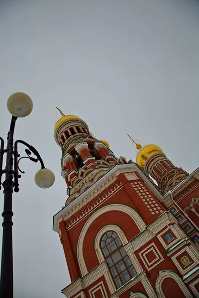 Chiesa Ortodossa Nel Centro Yoshkar Ola Repubblica Mari Russia — Foto Stock