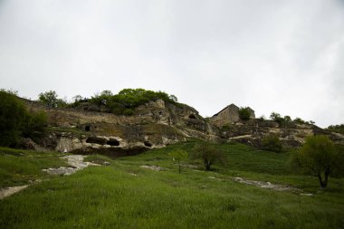 Eski mağara şehri Chufut-Kale, Kırım.
