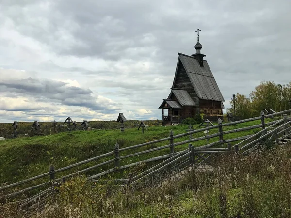 Iglesia Ortodoxa Rusa Antigua Plyos Rusia — Foto de Stock