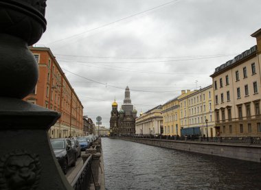 Griboedov Kanal Embankment, St. Petersburg, Rusya.