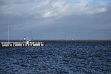 Rusya 'nın Peterhof Sarayı Aşağı Parkı' ndan Finlandiya Körfezi manzarası.