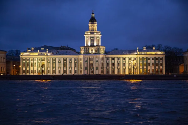 Mparator Büyük Peter Kunstkamera Görüntüsü Petersburg Rusya — Stok fotoğraf