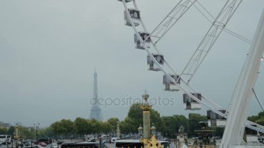 Place de la Concorde, Mısır Dikilitaşı, dönme dolap Paris, Fransa