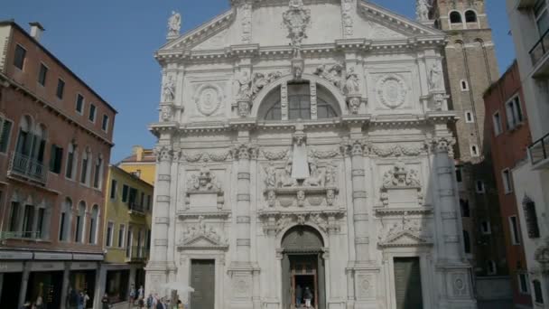 Scuola Grande di San Rocco, Venedig Italien — Stockvideo