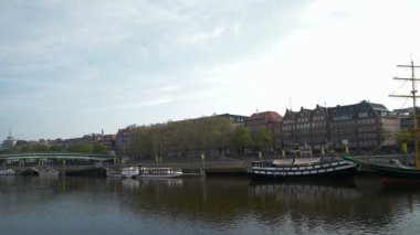 Bremen, Almanya - Mai 5: Bremen eski şehrin tarihi merkezi. 5 Nisan 2015 yılında Bremen, Almanya. Eski şehir Alman Simgesel Yapı masal rota parçasıdır ve Unesco Dünya Mirası.