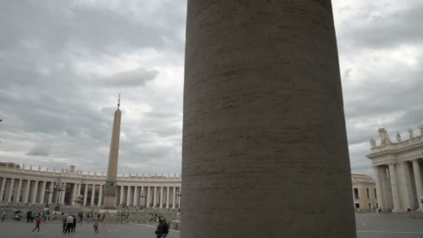 Basílica de São Pedro Vaticano, Roma, Itália . — Vídeo de Stock