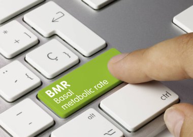 BMr. Bazal metabolik hızı - Yeşil Klavye Anahtarındaki Yazı