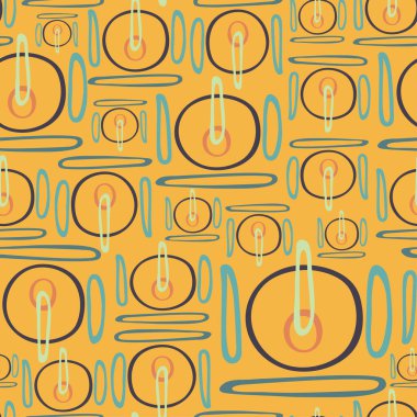 düğme ve iğne geometrik dikişsiz desen