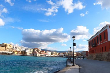 Chania 'da akşam gezintisi