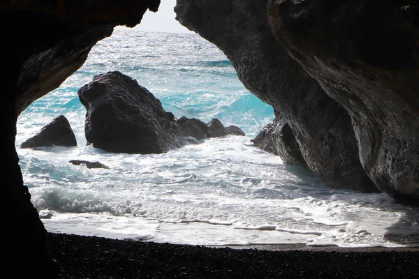 Beautiful Bay Crete Chora Sfakion — Stok fotoğraf