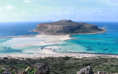 Balos 'un pitoresk koyunda