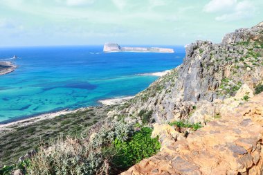 Balos 'un pitoresk koyunda