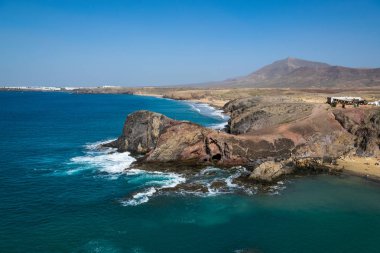 Playa de Papagayos, Lanzarote, İspanya