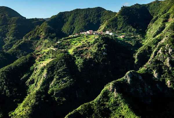 Kleine Las Carboneras Dorp Gelegen Heuvels Van Anaga Rural Park — Stockfoto