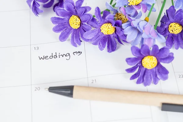 Uyarı mektubu düğün günü takvimi