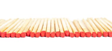 Matchsticks izole arka plan üzerinde