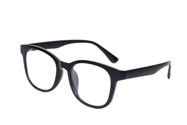 Black Eye Glasses geïsoleerd op witte blackground — Stockfoto