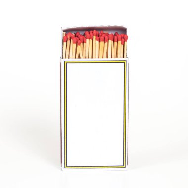 Kibrit kutusu arka plan üzerinde izole