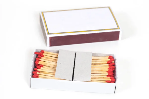 Matchbox isolate on background — Stock Photo, Image