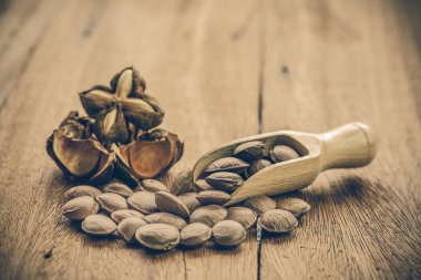 kurutulmuş kapsül Sacha InChI fıstıkla ahşap meyvesi tohumu 