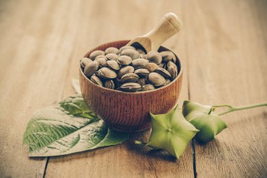 kurutulmuş kapsül Sacha InChI fıstık tabak meyve tohumları