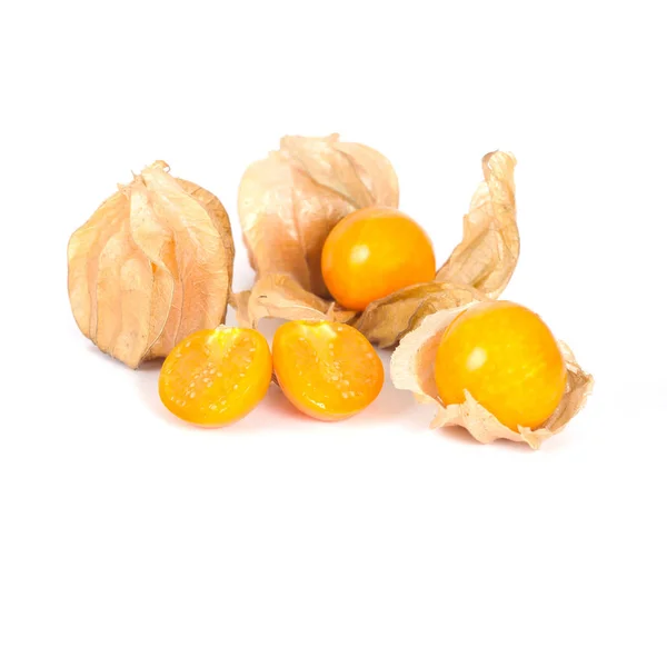 Cape gooseberry, physalis isolated on white background — Stock Photo, Image