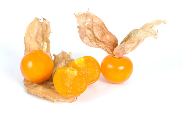 Cape gooseberry, physalis isolated on white background — Stock Photo, Image