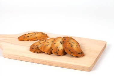 Siyah susam ile küçük tatlı kurabiye ev yapımı, 