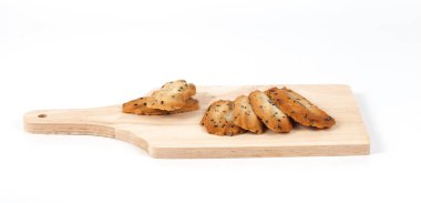 Siyah susam ile küçük tatlı kurabiye ev yapımı, 